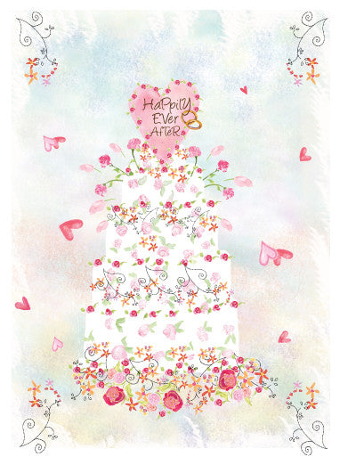 Wedding Ring Cake Card - Dreams After All