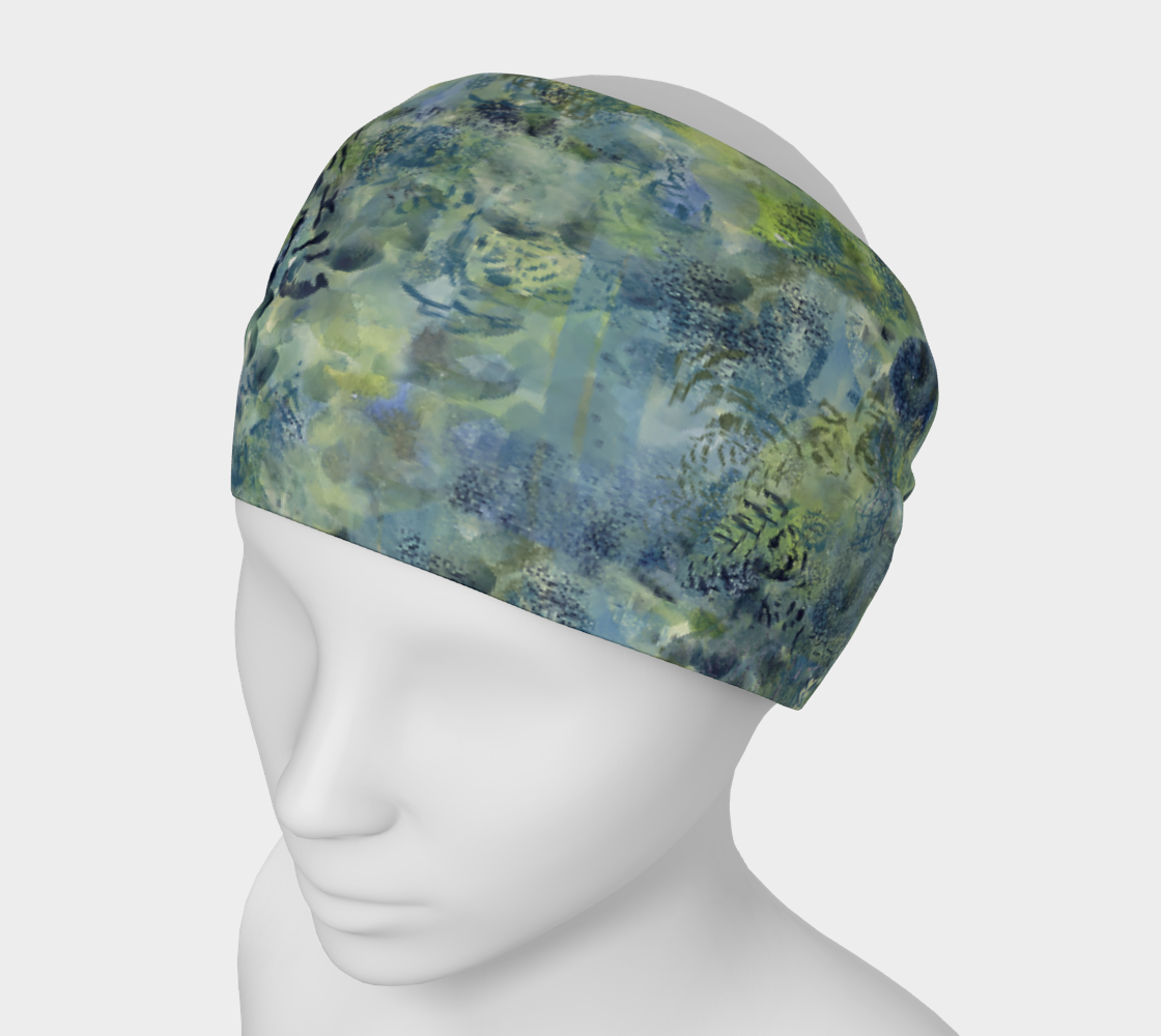 Grassroots Dark Blue & Dark Green Headband