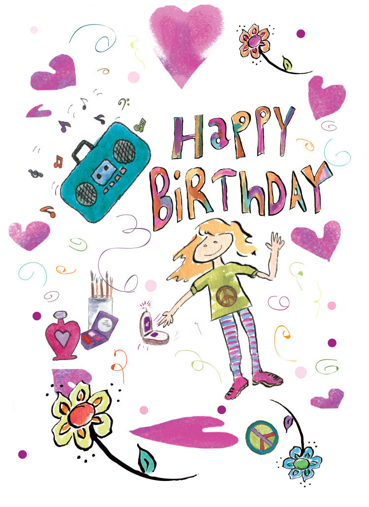 Happy Birthday Teen Greeting Card - Dreams After All