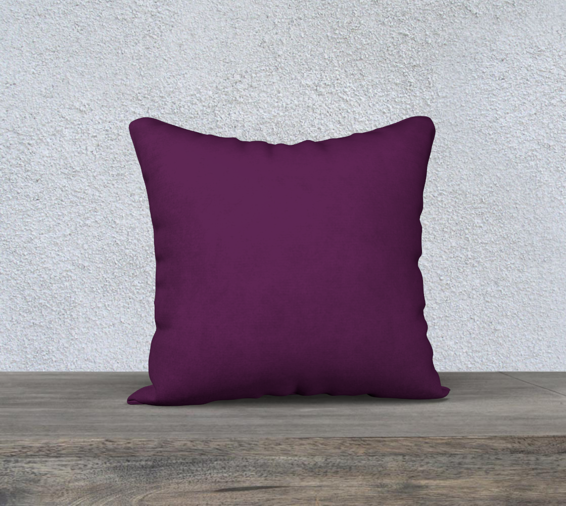 Dark Purple 18" X 18" Pillow Cover