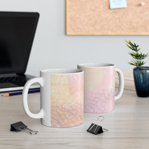 Pink Ceramic Mug, | 11 Ounce Mug | Morning Mood Mug | Mugs for Gifts | Mugs for Work 15 Ounce Mug