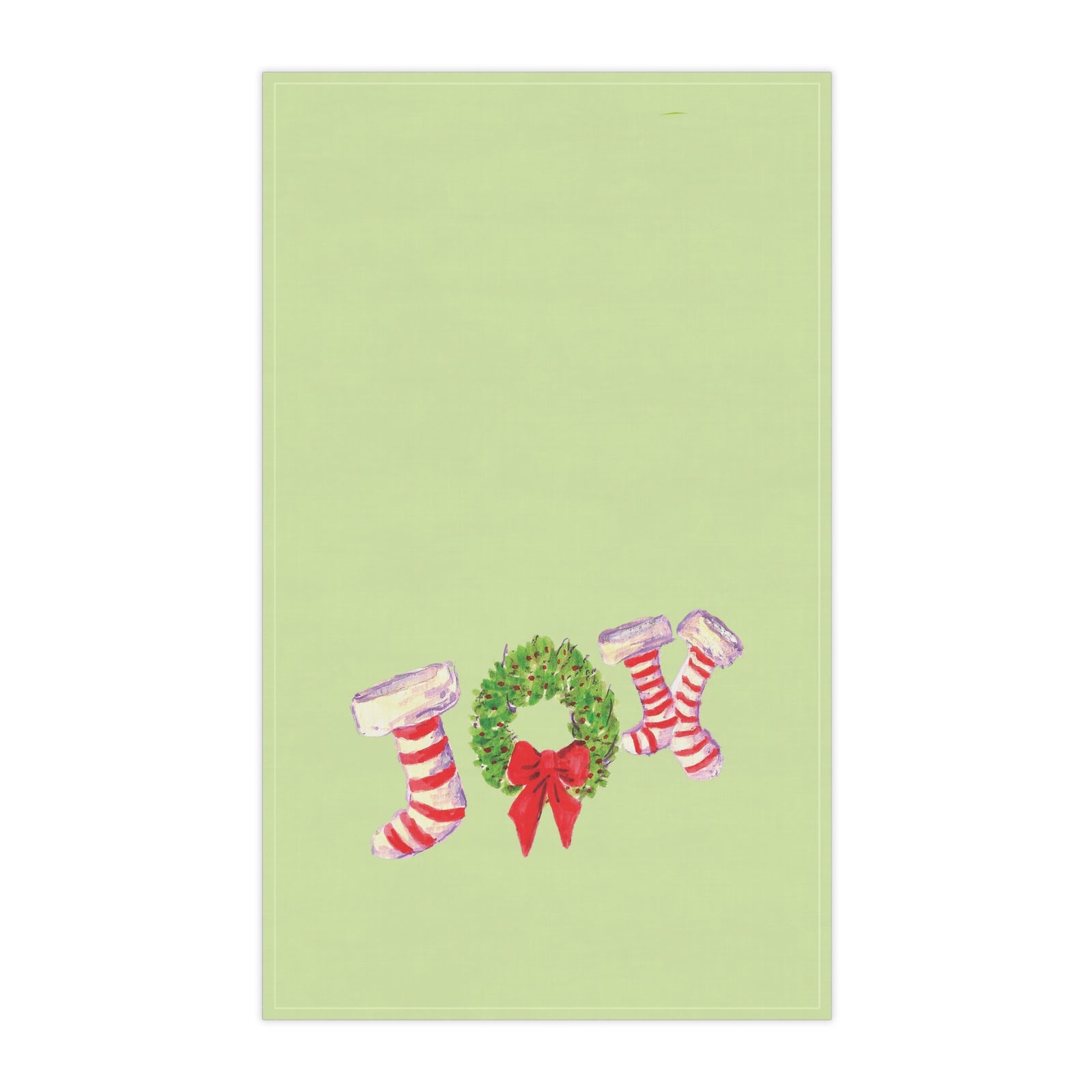 Festive Joy Tea Towels - Holiday Kitchen Decor, Christmas Gift Idea, Merry Kitchen Towel, Party Supplies, Home & Living Decor