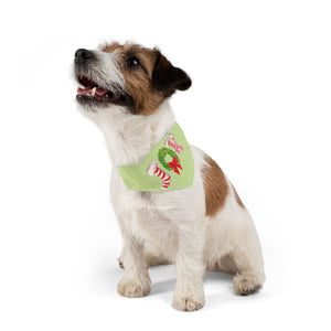 Festive Holiday Pet Bandana, Christmas Dog Accessory, Cute Pet Collar Scarf, Cheerful Pet Gift, Seasonal Dog Apparel