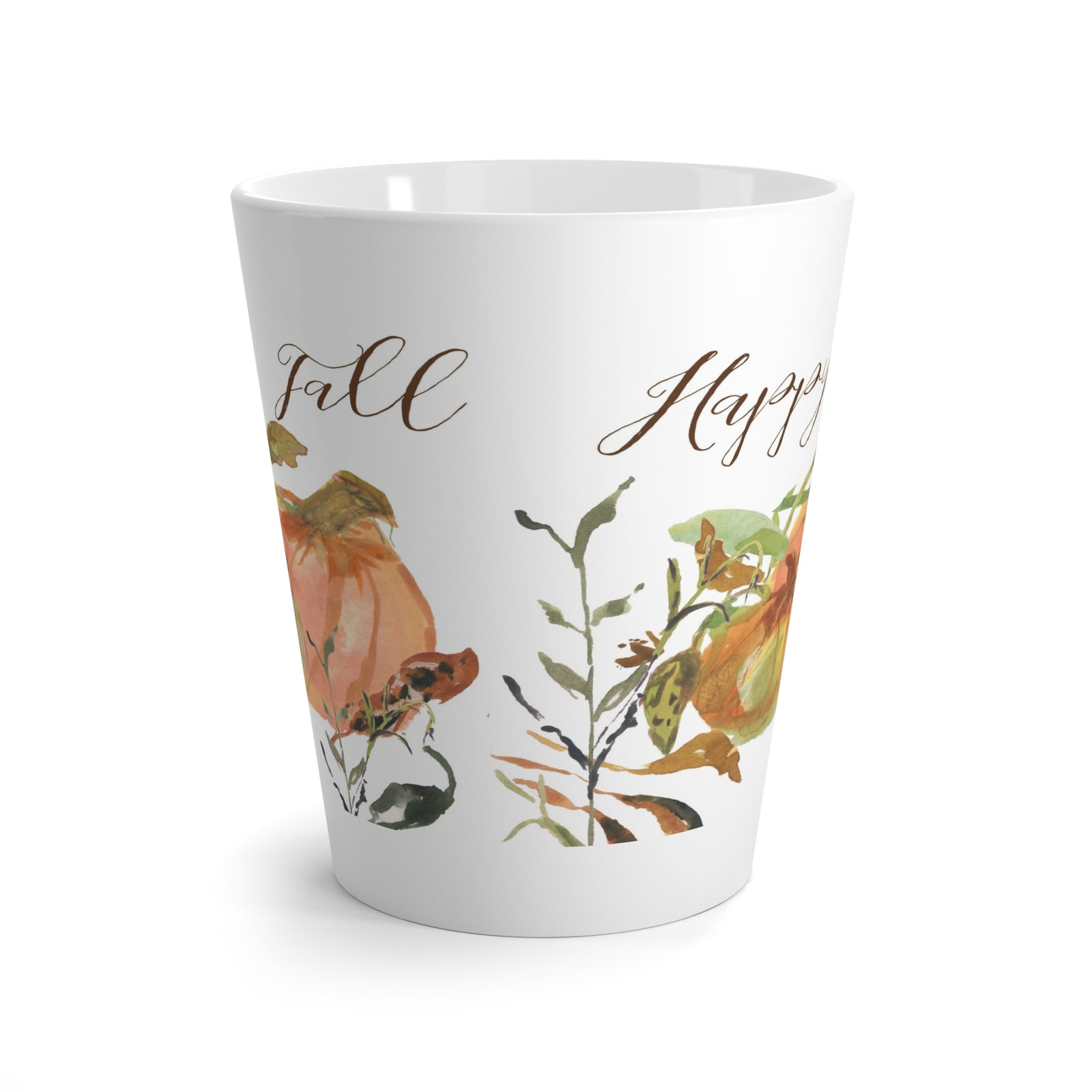 Fall Pumpkin Latte Mug | Coffee Mug for Fall | Thanksgiving Gift Mug | Pumpkin Artwork Mug