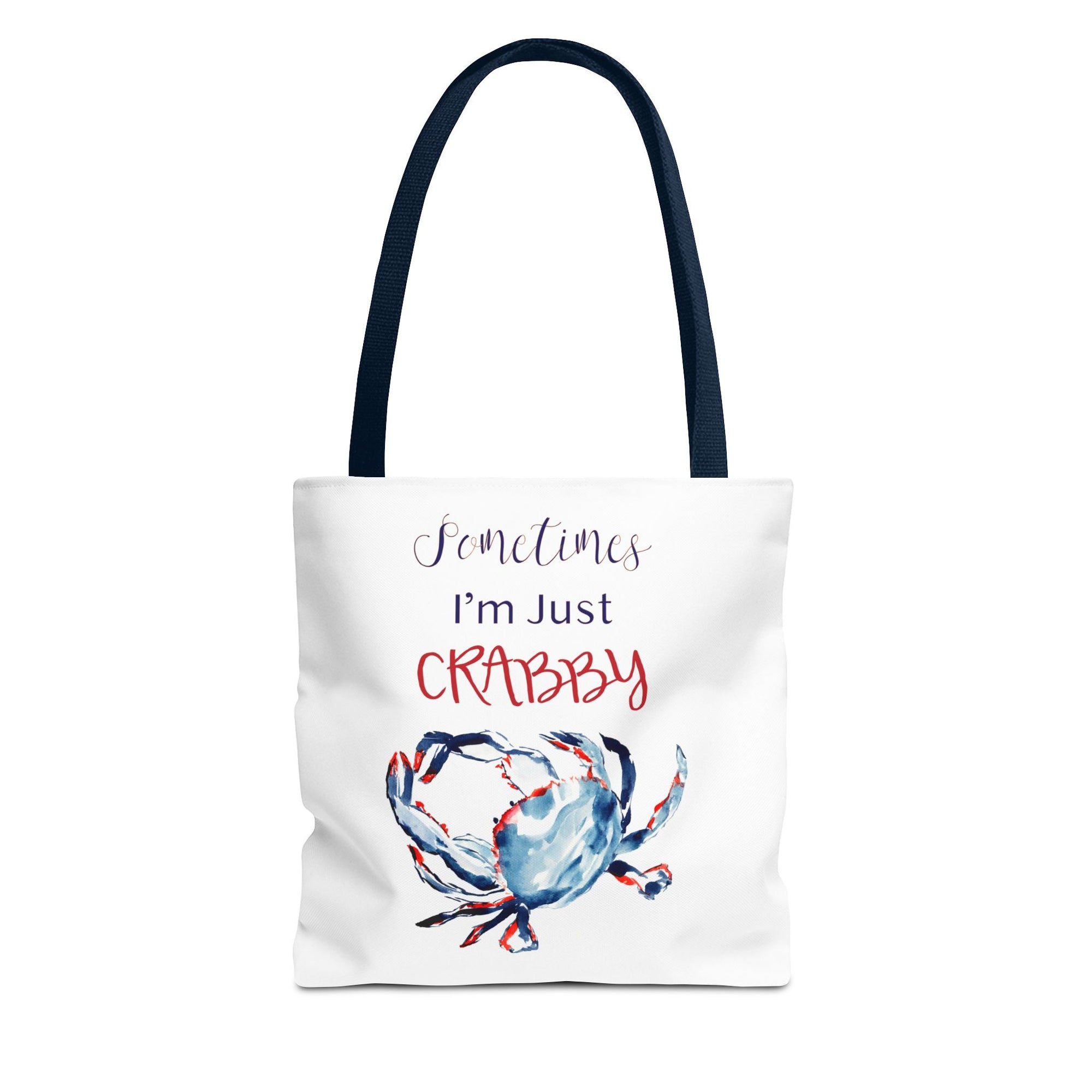 Patriotic Crab Tote Bag | Ocean Travel Bag | Funny Tote Bag