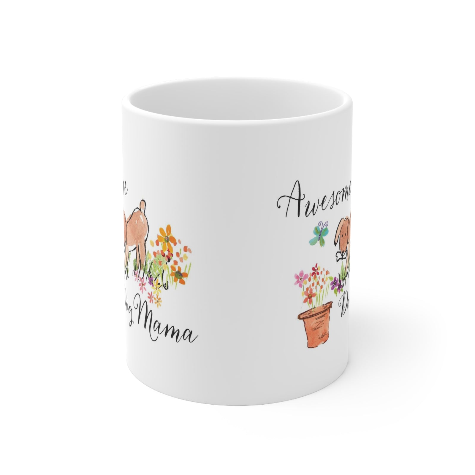 Awesome Dog Mama Ceramic Mug 11oz