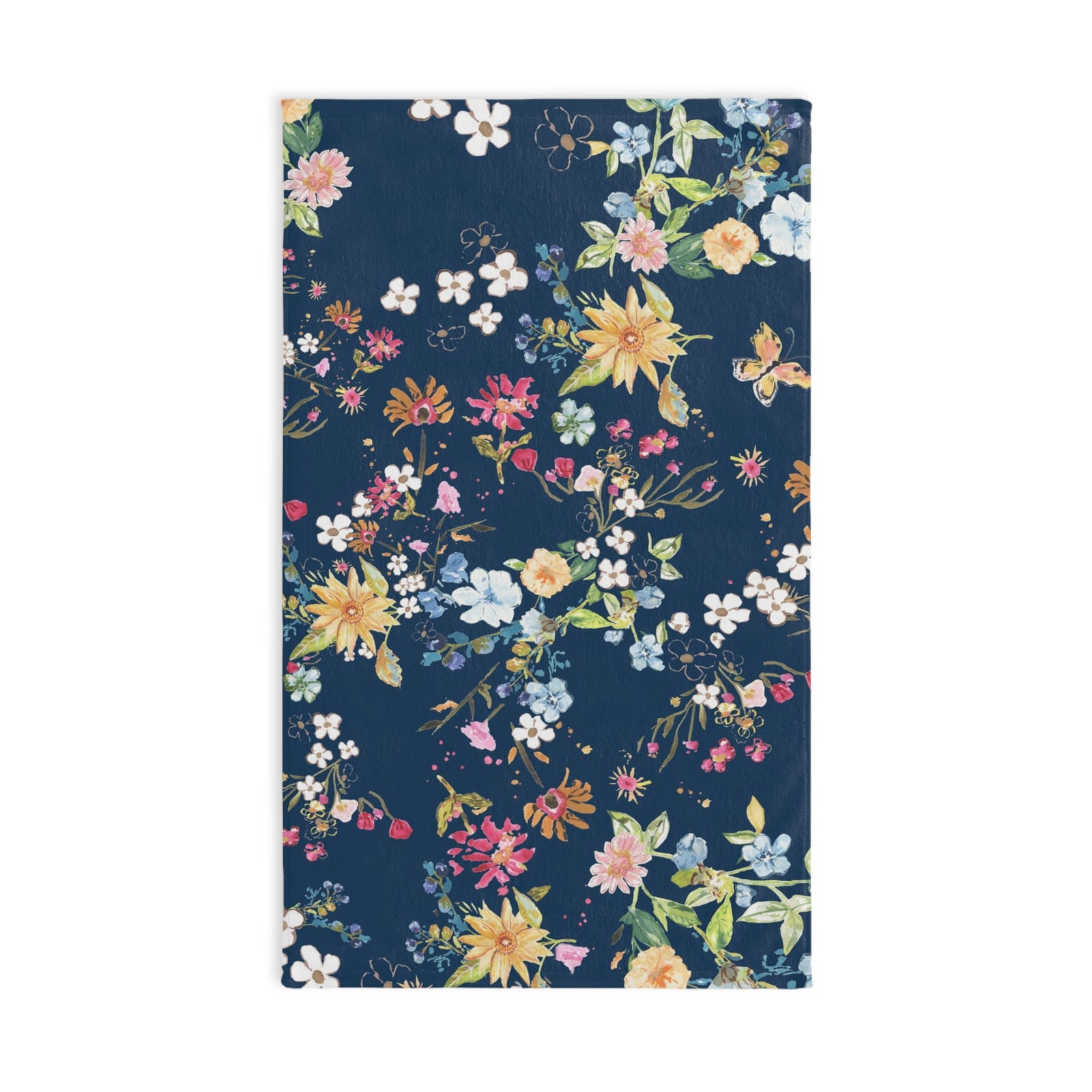 Floral Print Hand Towel - Decorative & Functional Kitchen Accessory