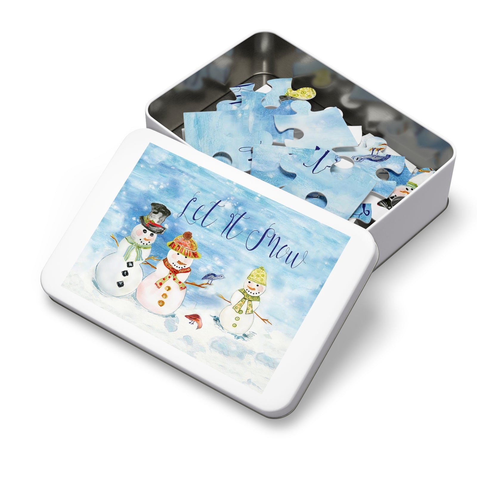 Holiday Snowman Jigsaw Puzzle - Christmas Puzzle