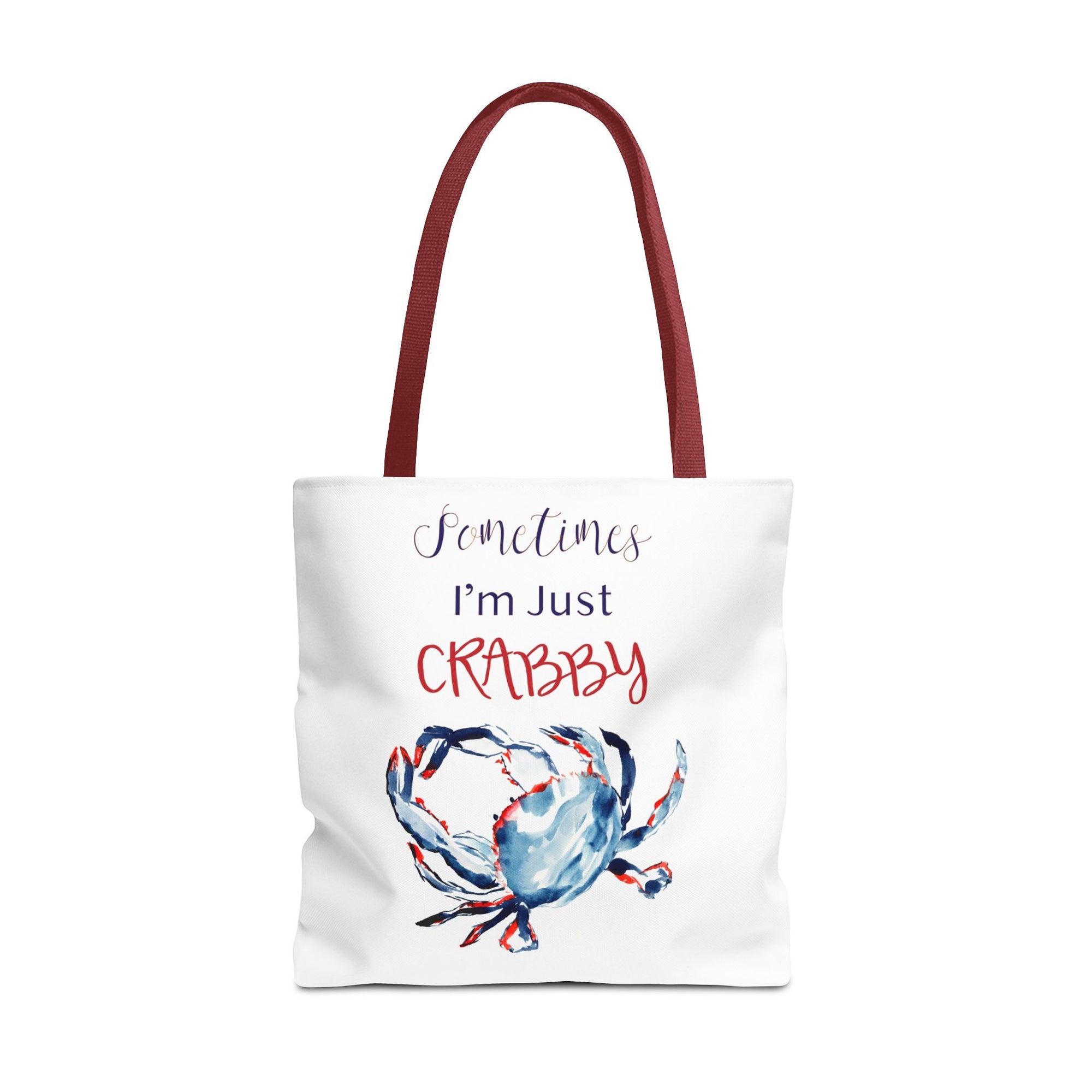 Patriotic Crab Tote Bag | Ocean Travel Bag | Funny Tote Bag