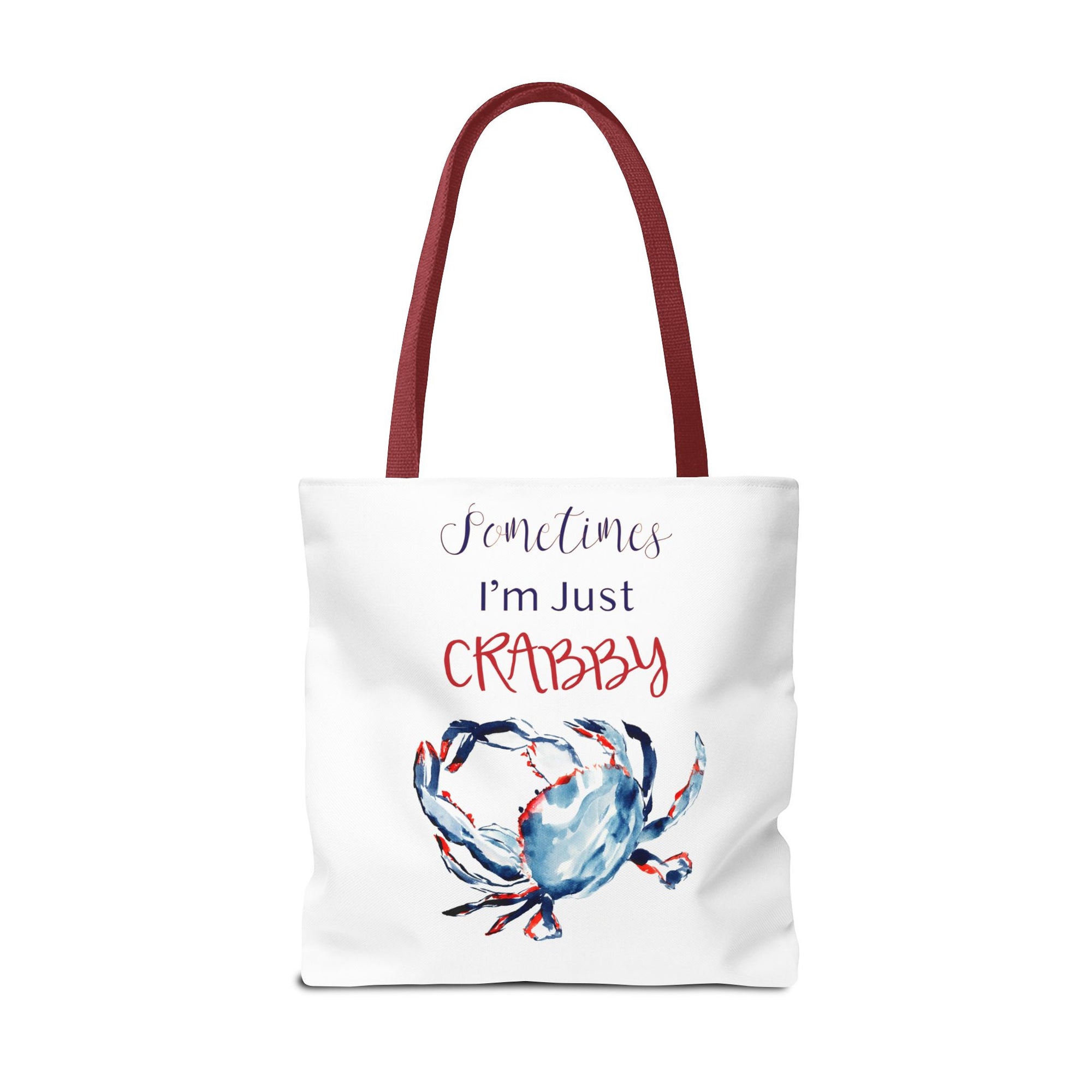 Patriotic Crab Tote Bag | Ocean Travel Bag | Funny Tote Bag