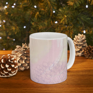 Pink Ceramic Mug, | 11 Ounce Mug | Morning Mood Mug | Mugs for Gifts | Mugs for Work 15 Ounce Mug