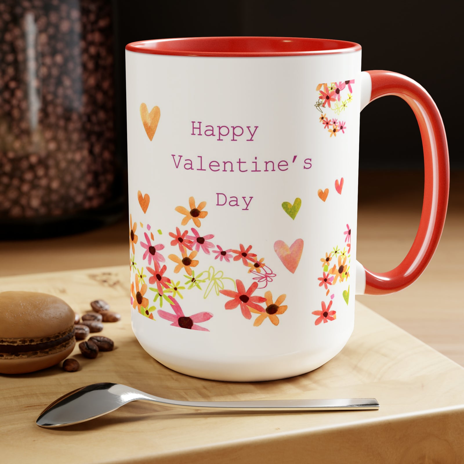 Happy Valentine’s Day 15 oz Mug | Coffee Mugs | Large Mug