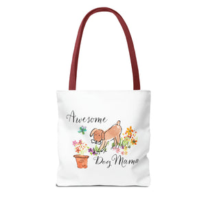 Awesome Dog Mama Tote Bag