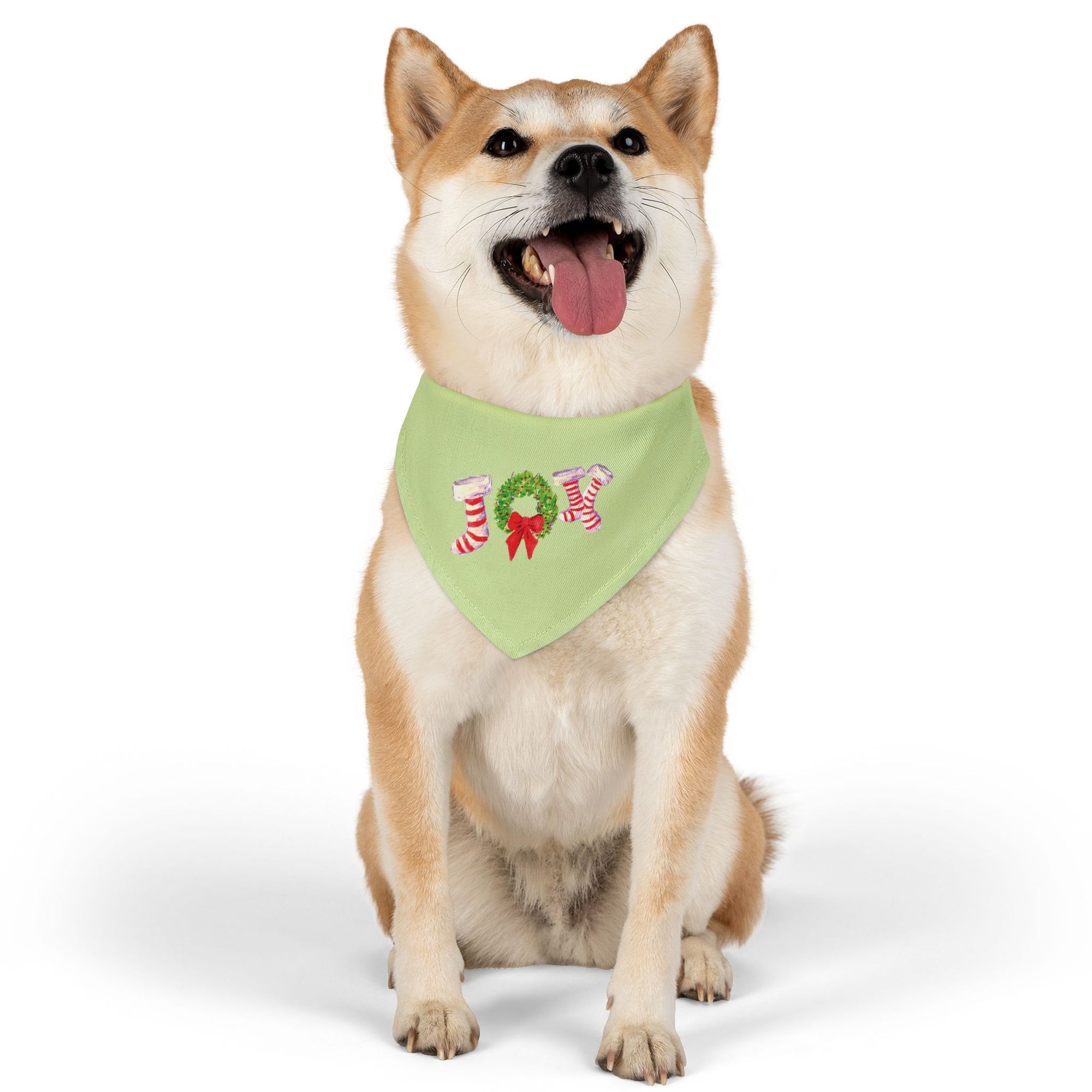 Festive Holiday Pet Bandana, Christmas Dog Accessory, Cute Pet Collar Scarf, Cheerful Pet Gift, Seasonal Dog Apparel
