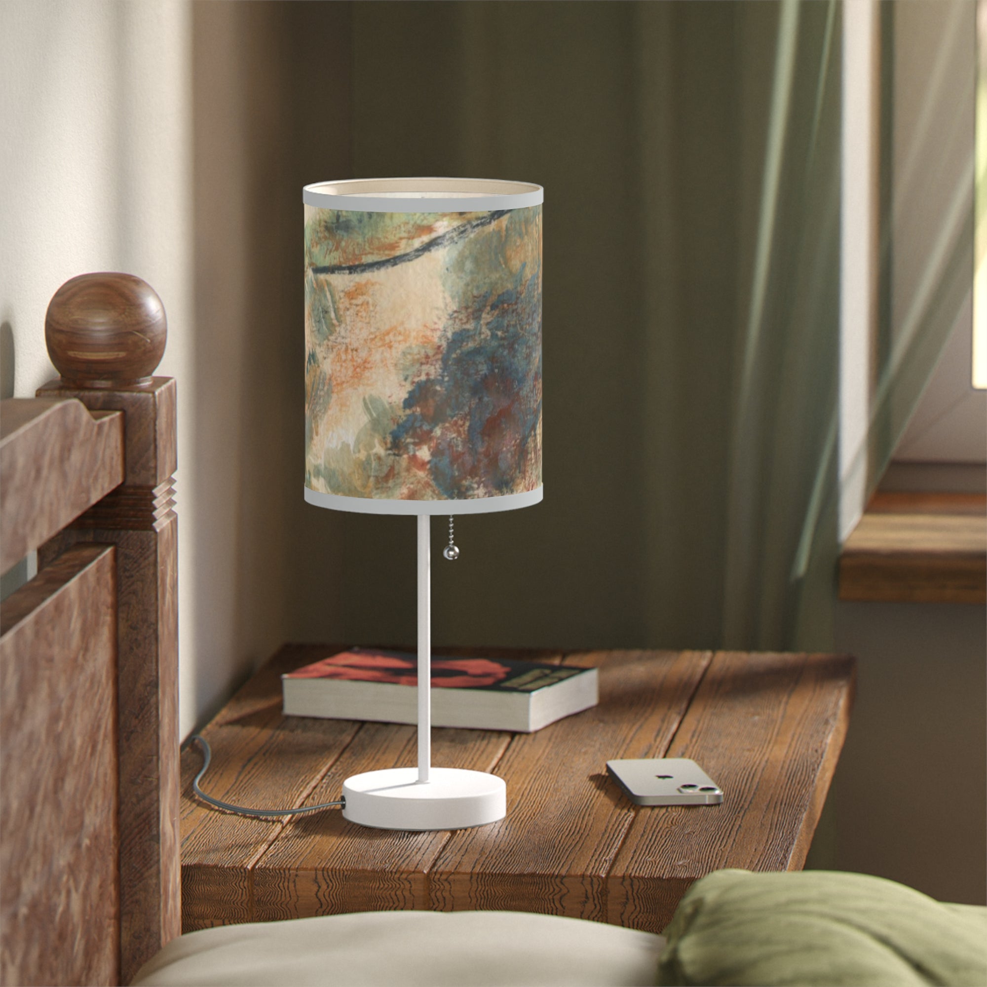 Lamp on a Stand | Brown Indoor Lamp | Artisan Lamp