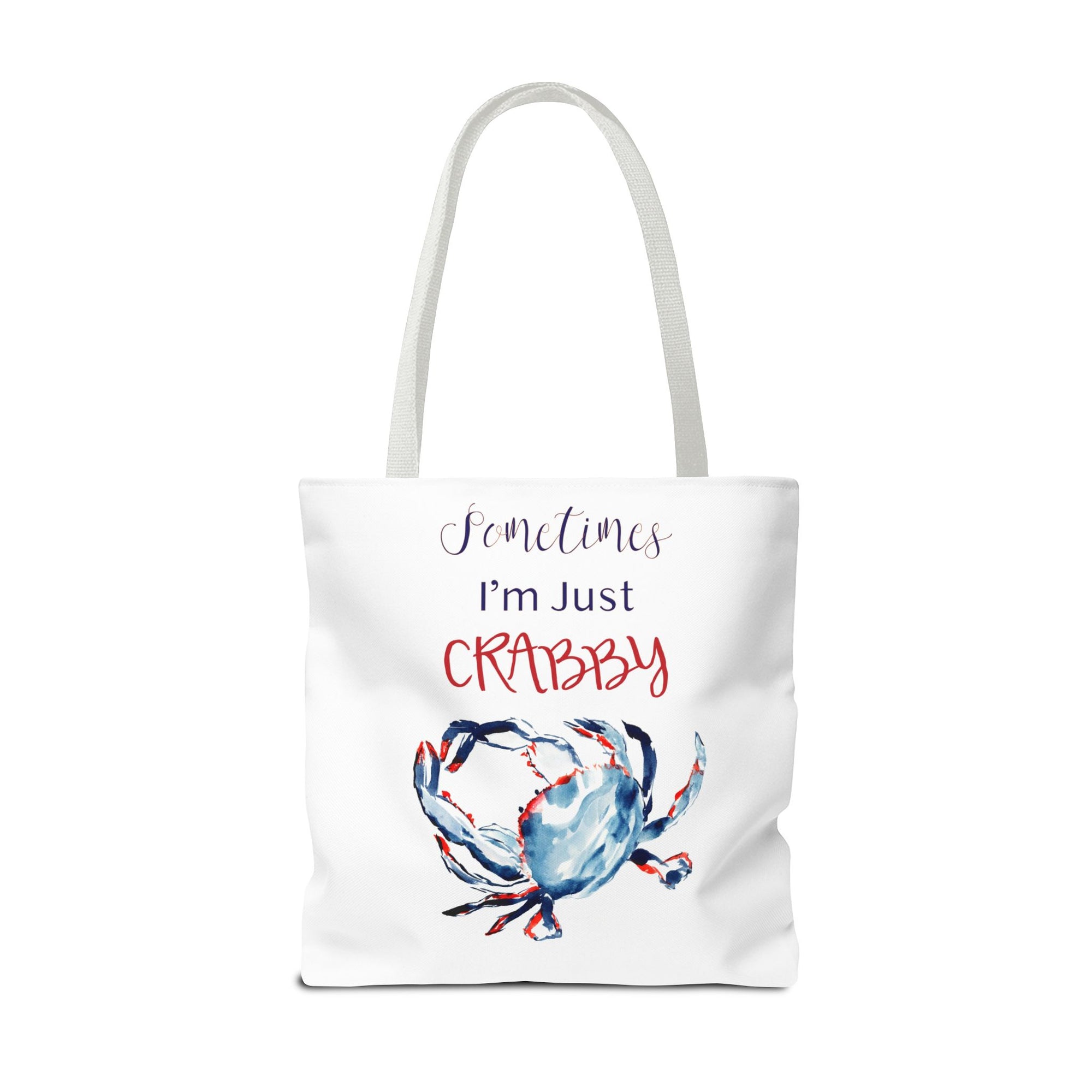 Patriotic Crab Tote Bag | Ocean Travel Bag | Funny Tote Bag