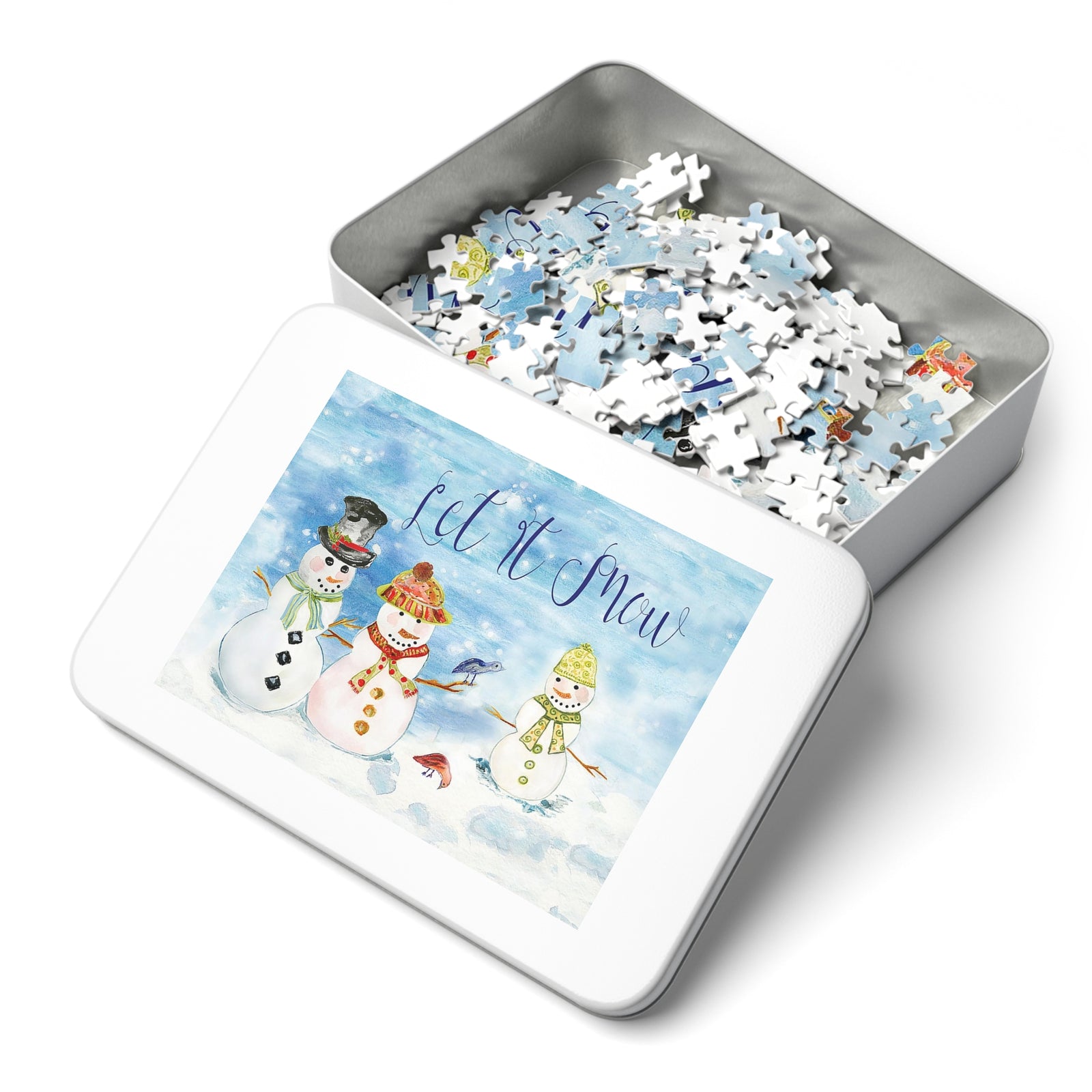 Holiday Snowman Jigsaw Puzzle - Christmas Puzzle