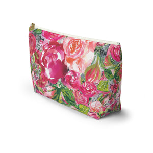 Victorian Roses Accessory Pouch w T-bottom