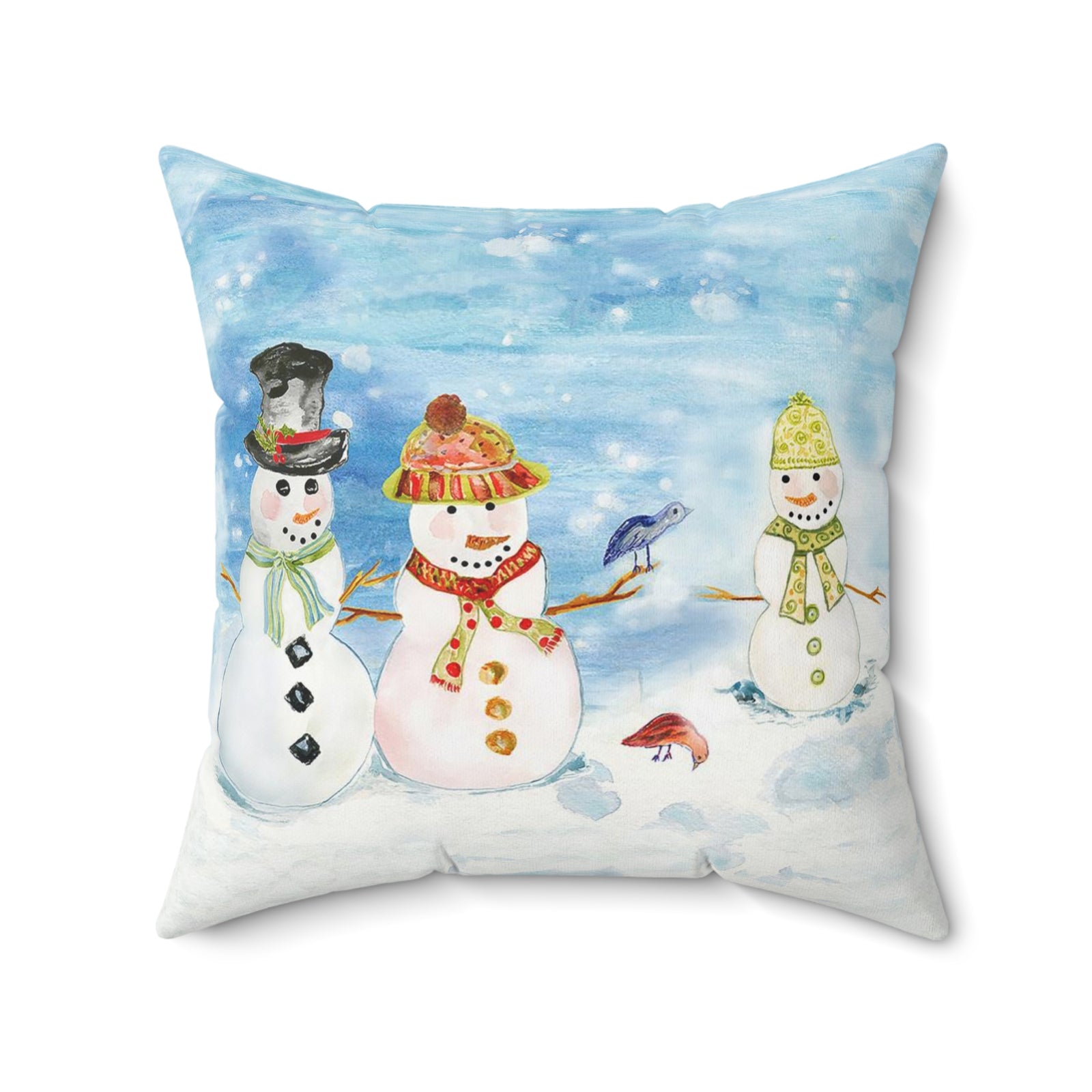 Spun Polyester Square Pillow