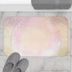 Pastel Blossom Bath Mat, Soft Bathroom Rug, Flower Decor, Floor Mat, Perfect Gift for Home, Spa Vibe, Spring Decor