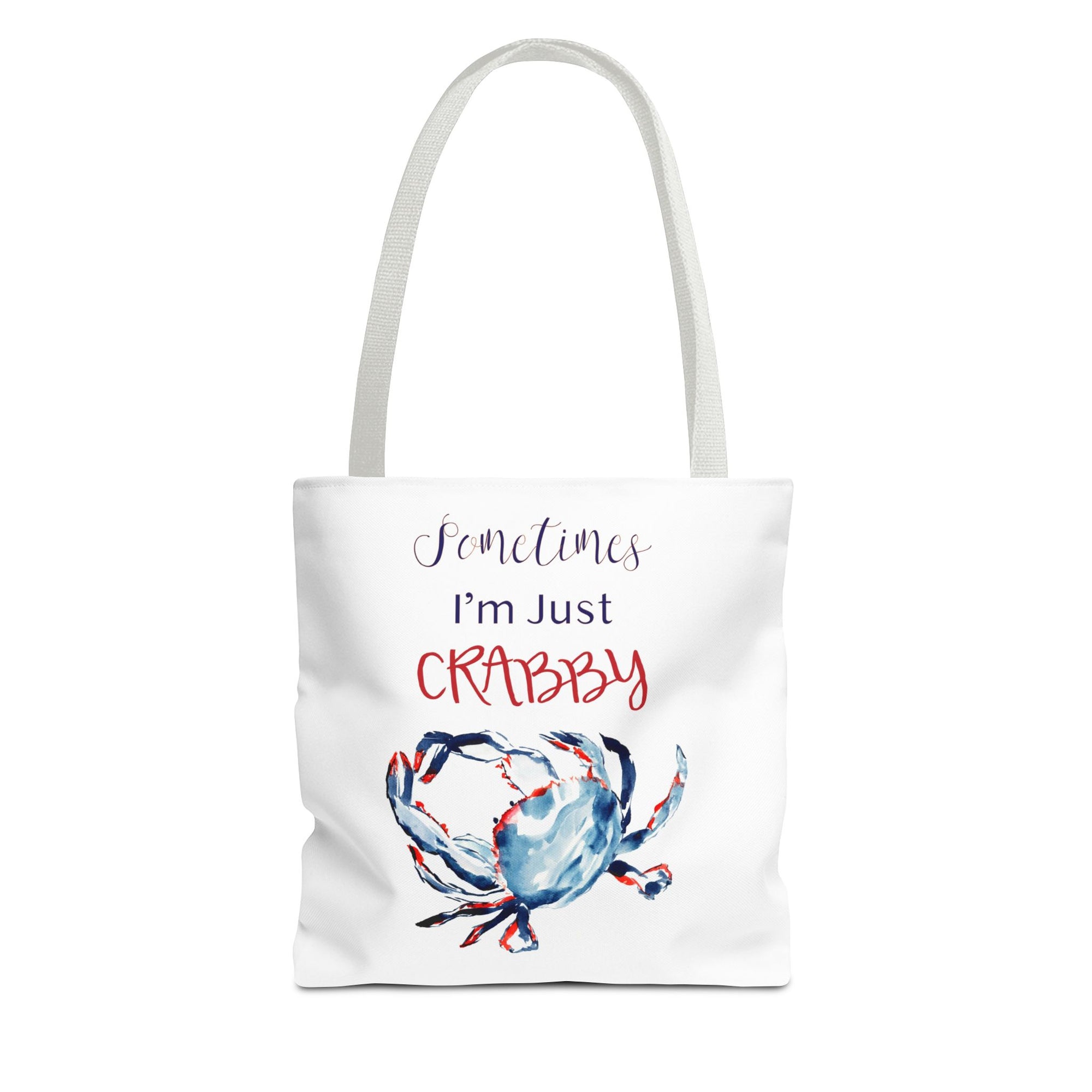 Patriotic Crab Tote Bag | Ocean Travel Bag | Funny Tote Bag