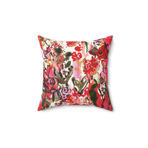 Valentine Home Decor | Valentine Pillow Decor | Abstract Red Valentine Pillow