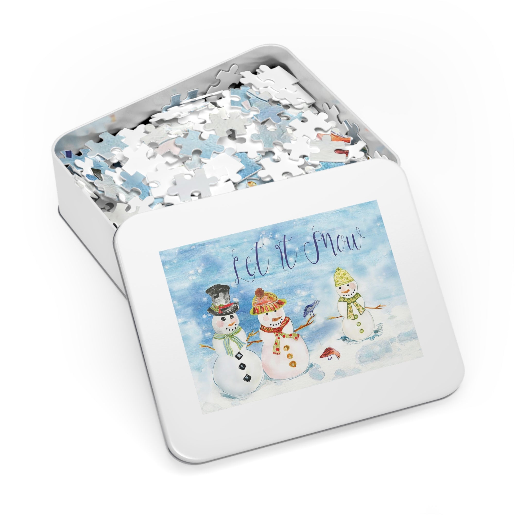 Holiday Snowman Jigsaw Puzzle - Christmas Puzzle