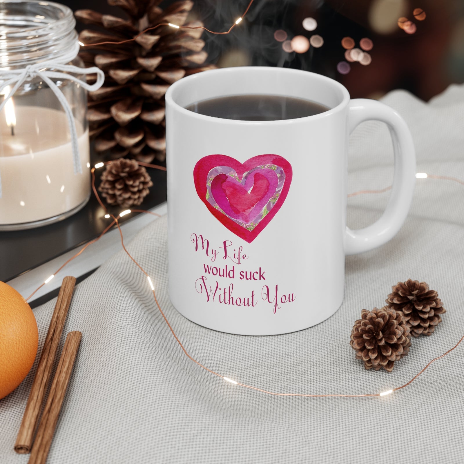 I Love You Mug Ceramic Mug 11oz | Valentine Mug | Anniversary Mug