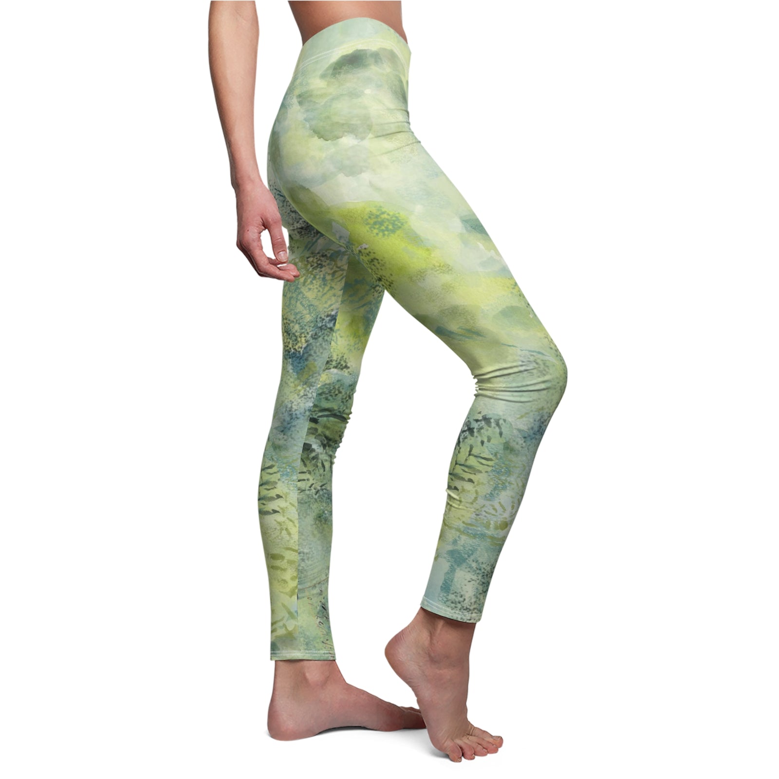 Women's Cut & Sew Casual Leggings (AOP)