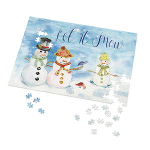 Holiday Snowman Jigsaw Puzzle - Christmas Puzzle