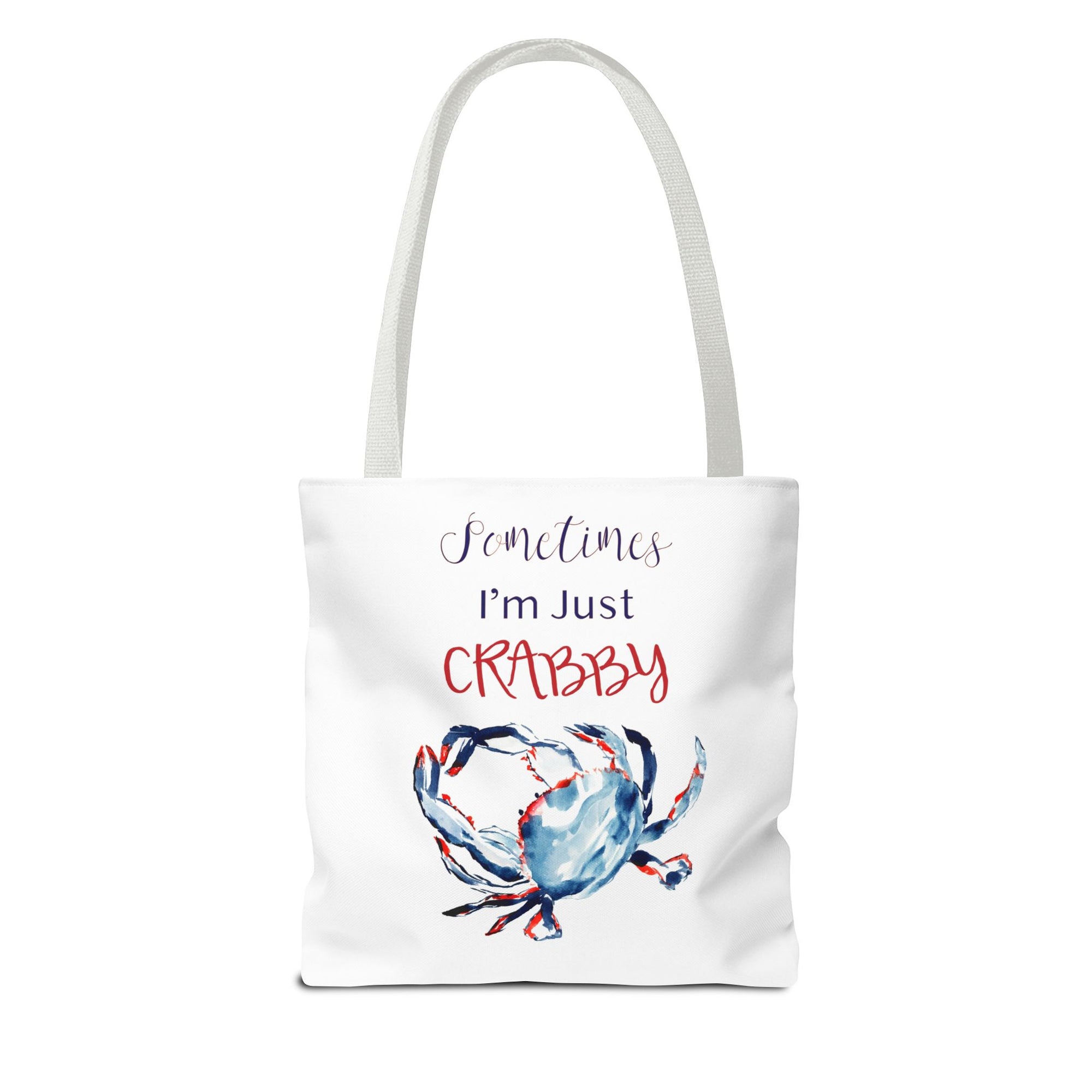 Patriotic Crab Tote Bag | Ocean Travel Bag | Funny Tote Bag