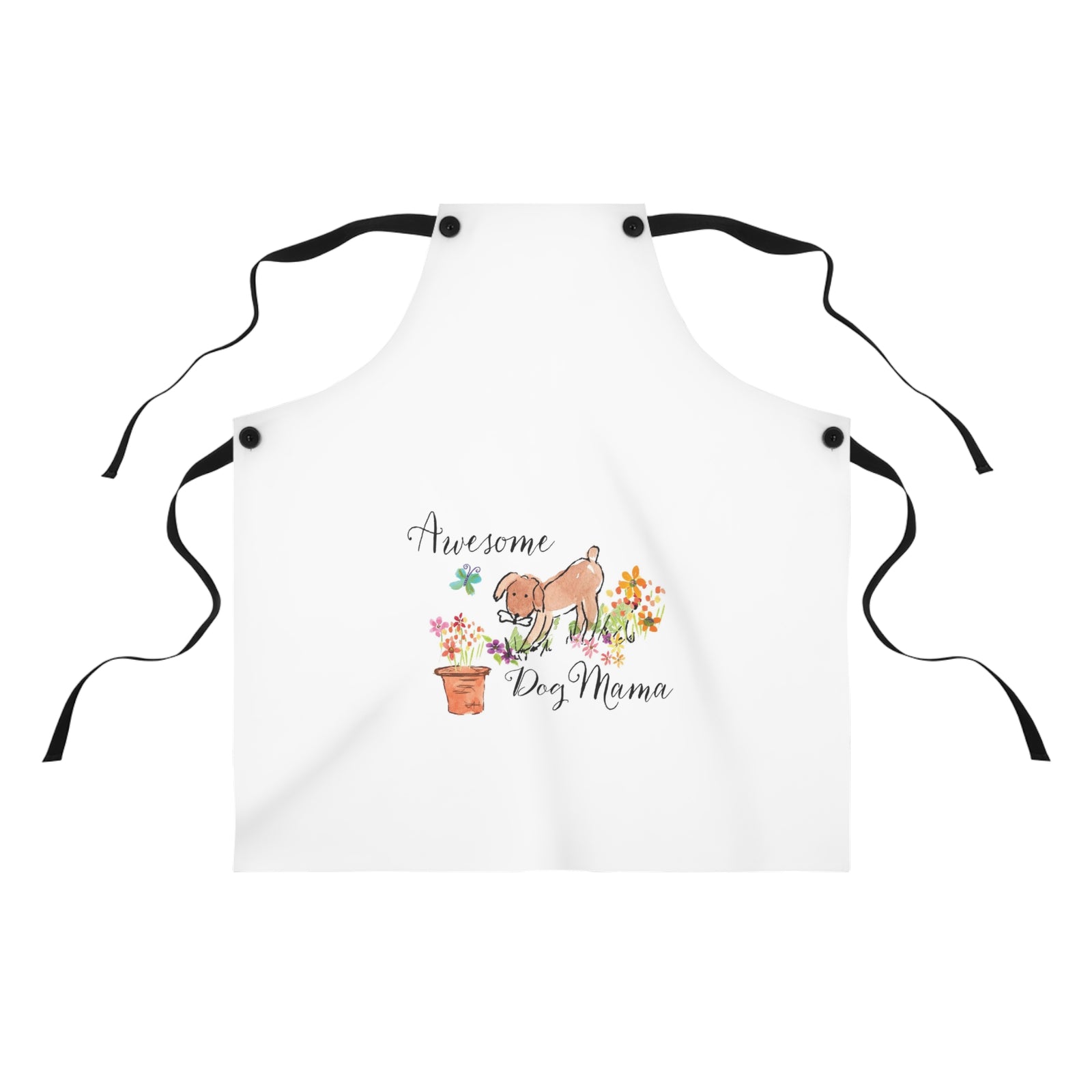 Awesome Dog Mama Apron | Cooking Apron | Gardening Apron | Art Apron