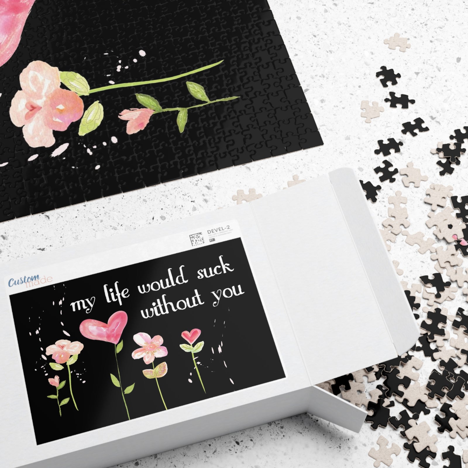 Romantic and Funny Valentine Puzzle | Home Decor for Valentine's Day