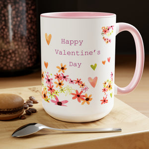 Happy Valentine’s Day 15 oz Mug | Coffee Mugs | Large Mug