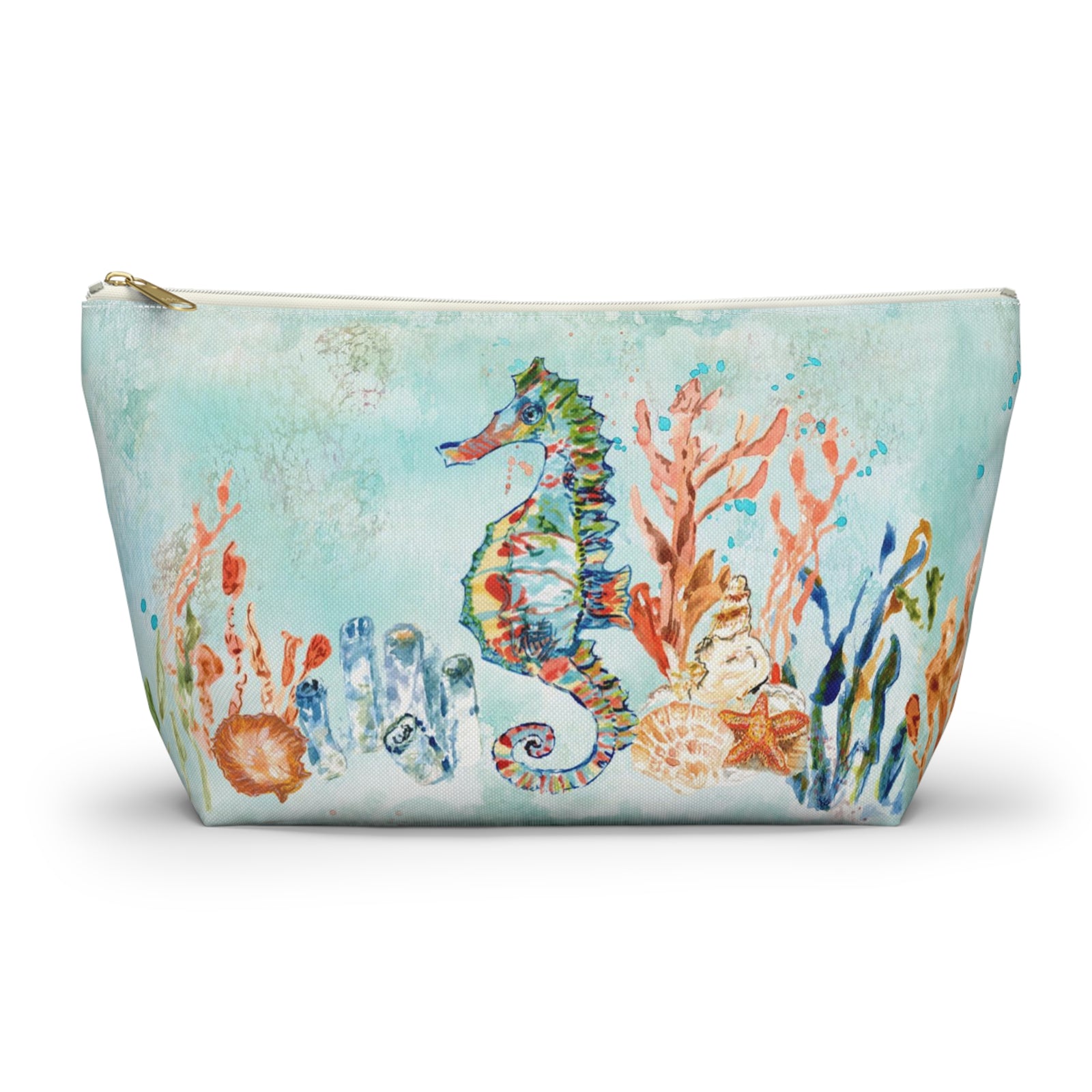 Seahorse Accessory Pouch w T-bottom