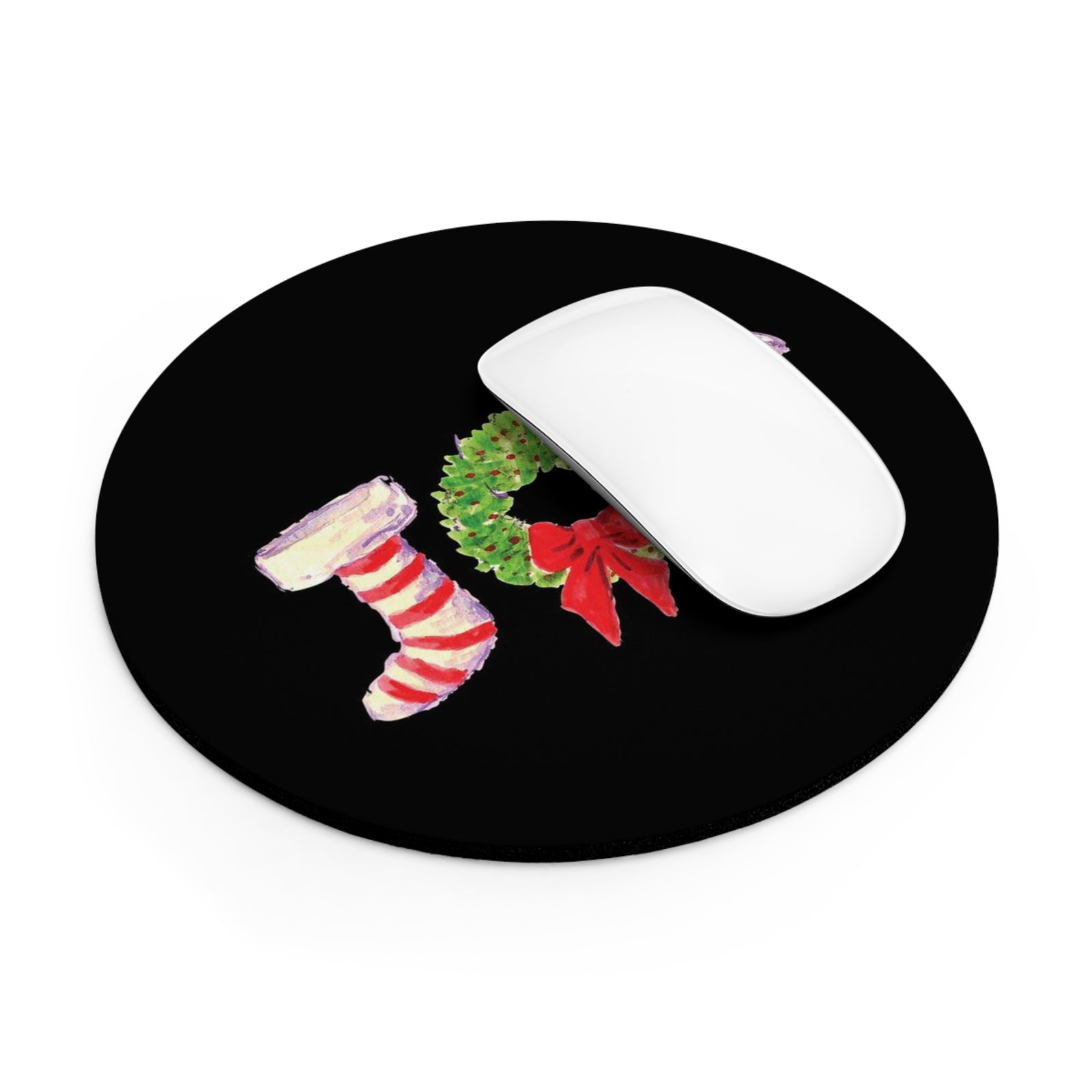Christmas Office Mouse Pad | Mouse Pad for Work | Tech Holiday Gift | Computer Christmas Present