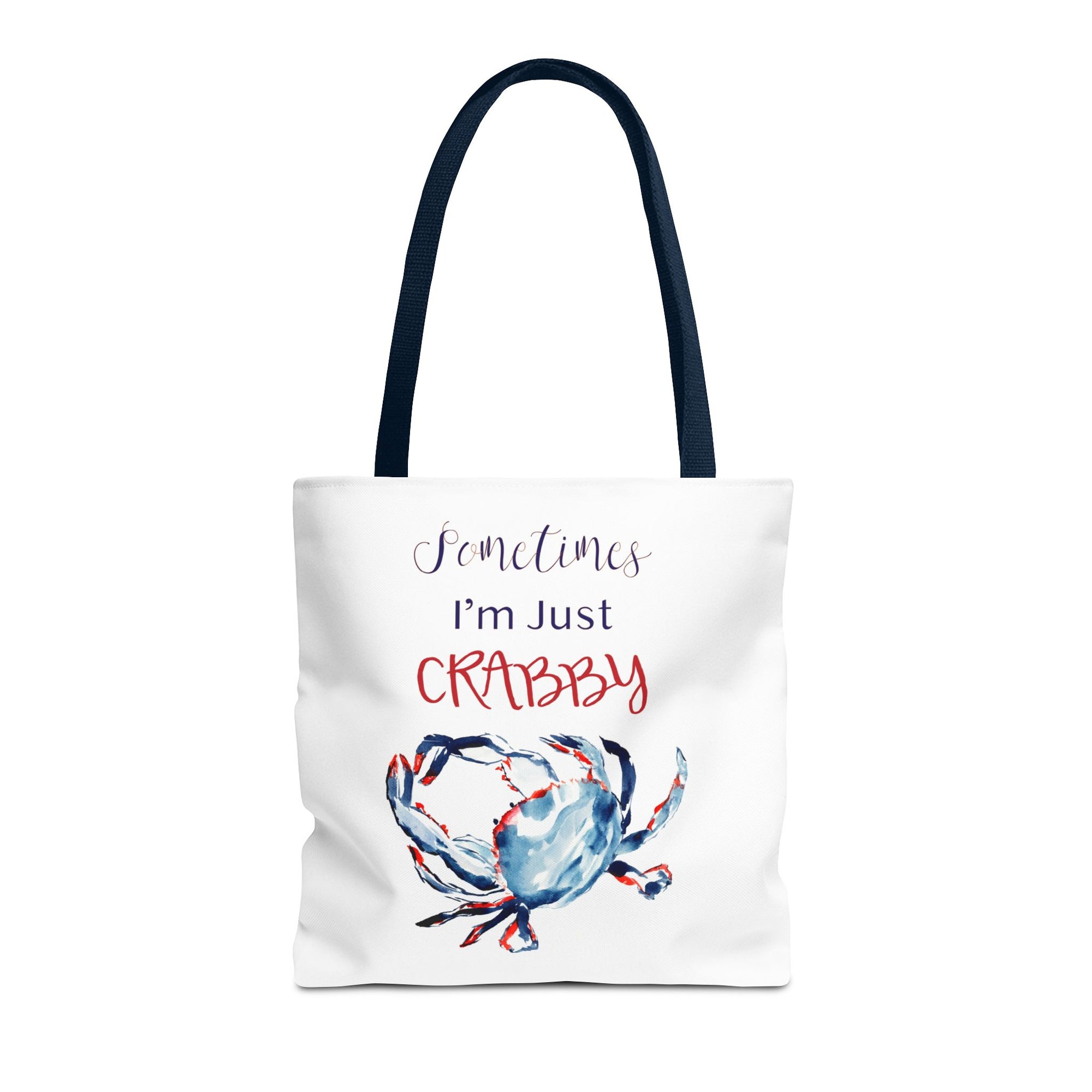 Patriotic Crab Tote Bag | Ocean Travel Bag | Funny Tote Bag