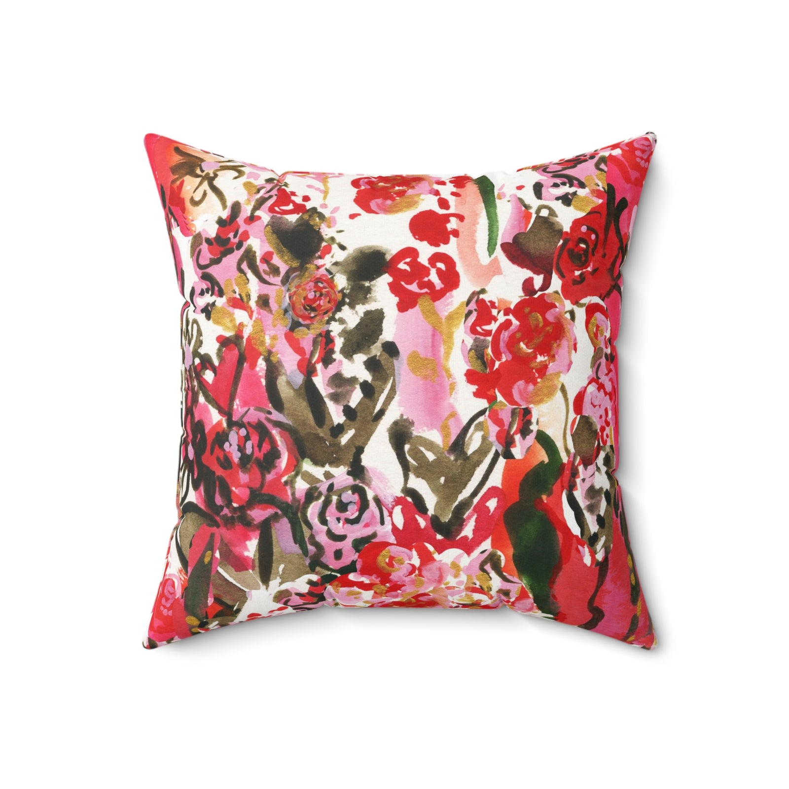 Valentine Home Decor | Valentine Pillow Decor | Abstract Red Valentine Pillow