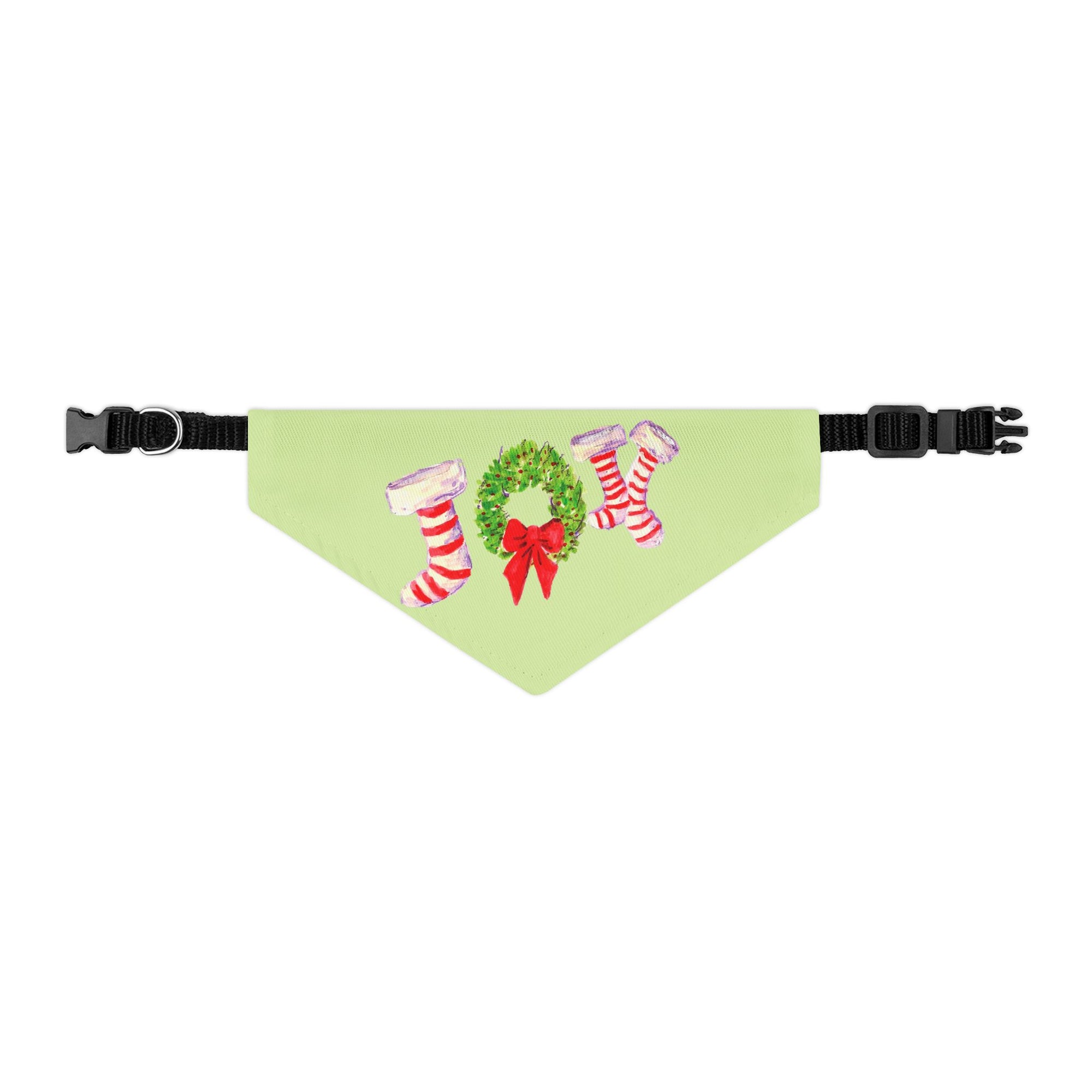 Festive Holiday Pet Bandana, Christmas Dog Accessory, Cute Pet Collar Scarf, Cheerful Pet Gift, Seasonal Dog Apparel