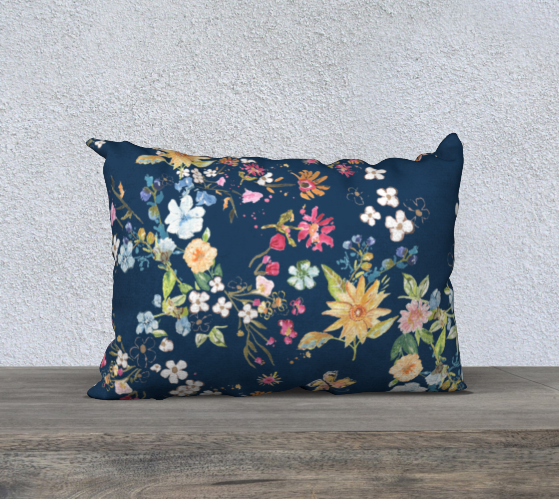 NEW BLUE 14 X 20 PILLOW CASE