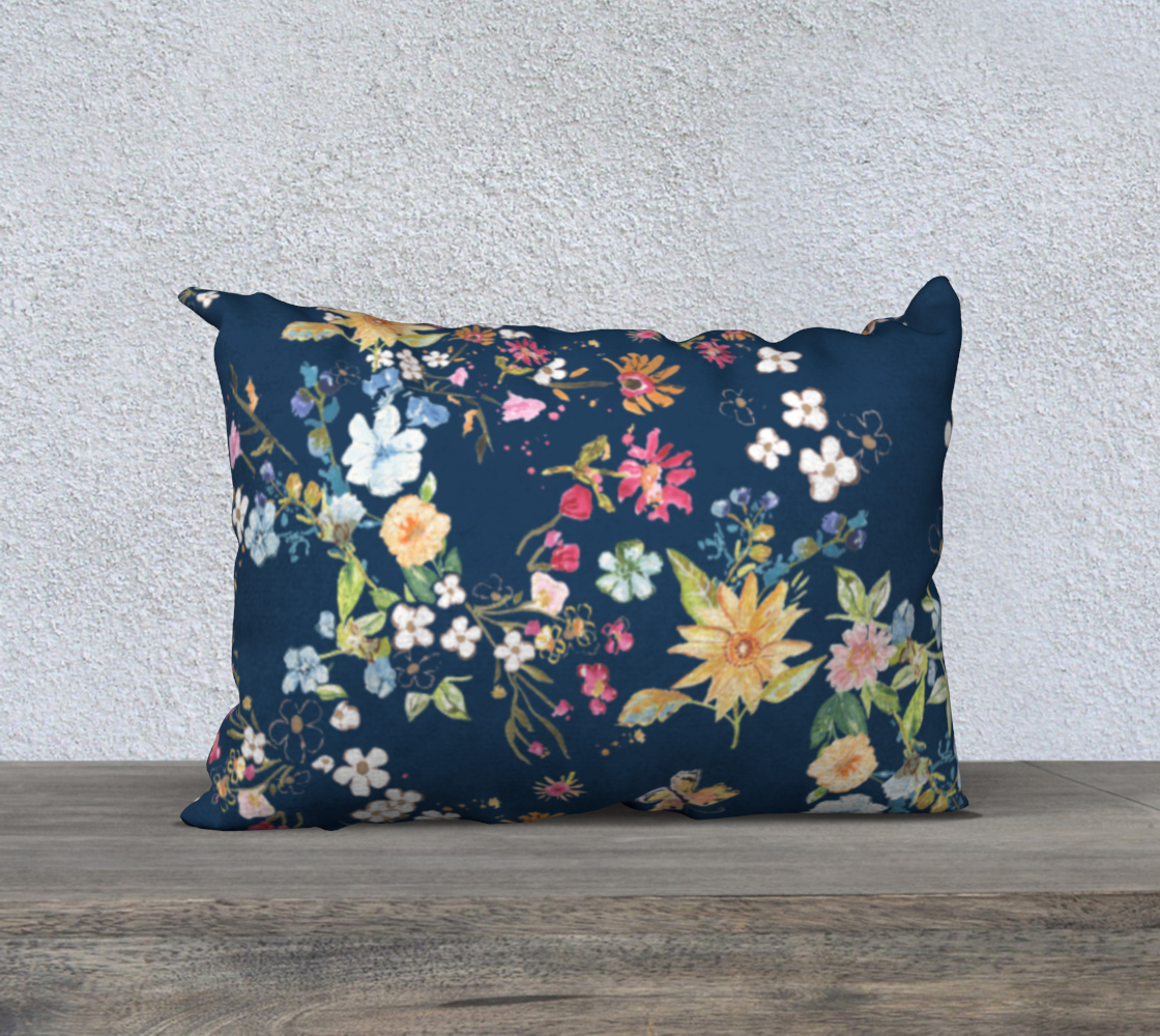 NEW BLUE 14" X 20" PILLOW CASE