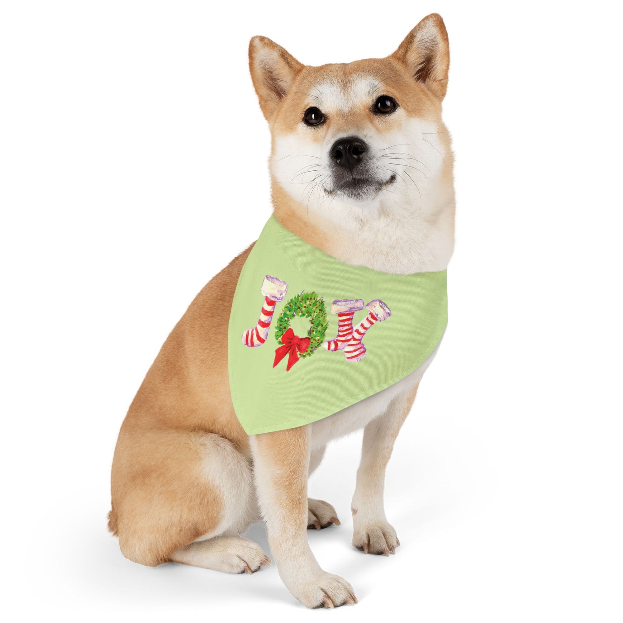 Festive Holiday Pet Bandana, Christmas Dog Accessory, Cute Pet Collar Scarf, Cheerful Pet Gift, Seasonal Dog Apparel