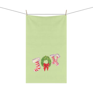 Festive Joy Tea Towels - Holiday Kitchen Decor, Christmas Gift Idea, Merry Kitchen Towel, Party Supplies, Home & Living Decor