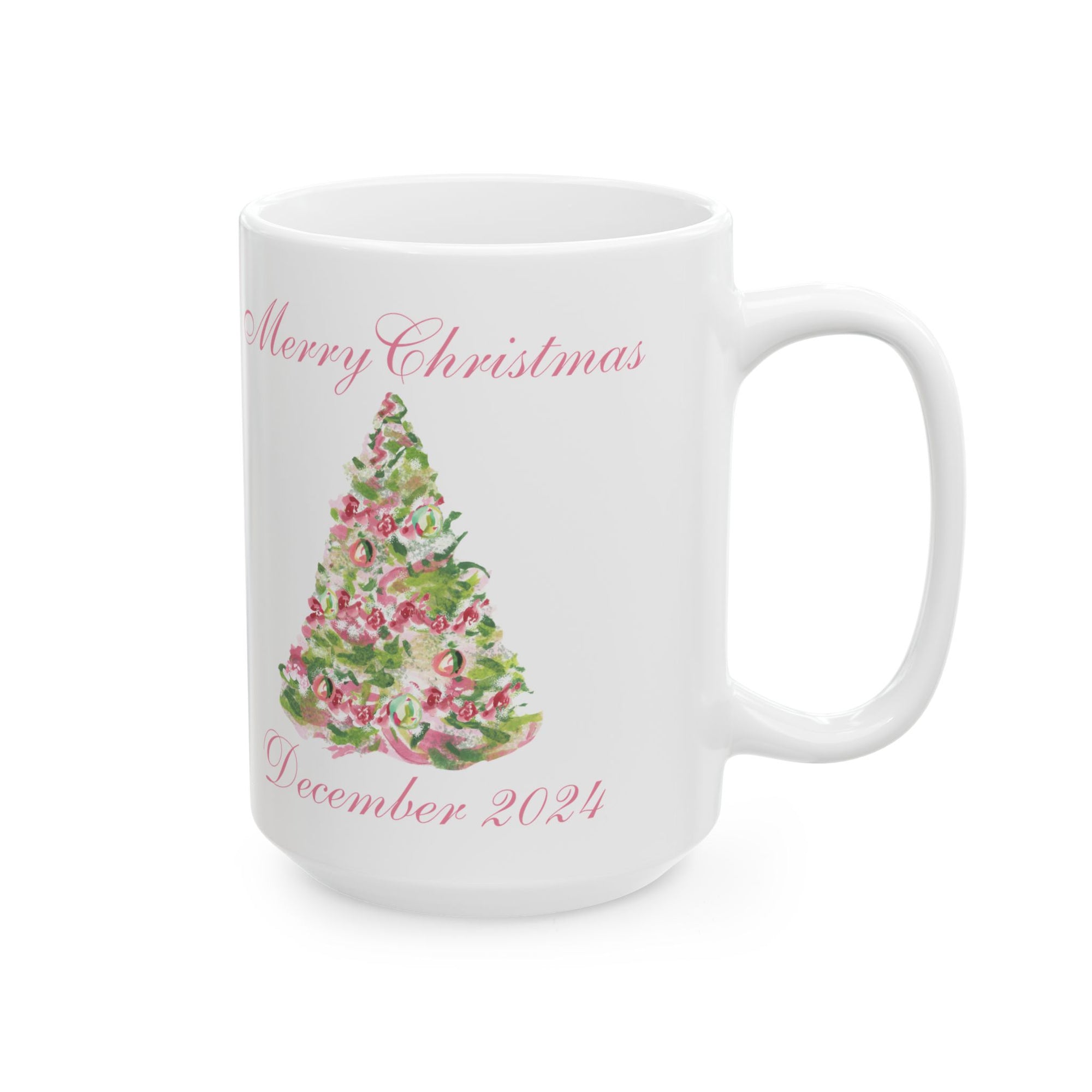 Merry Christmas Ceramic Mug, (11oz, 15oz)