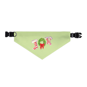 Festive Holiday Pet Bandana, Christmas Dog Accessory, Cute Pet Collar Scarf, Cheerful Pet Gift, Seasonal Dog Apparel