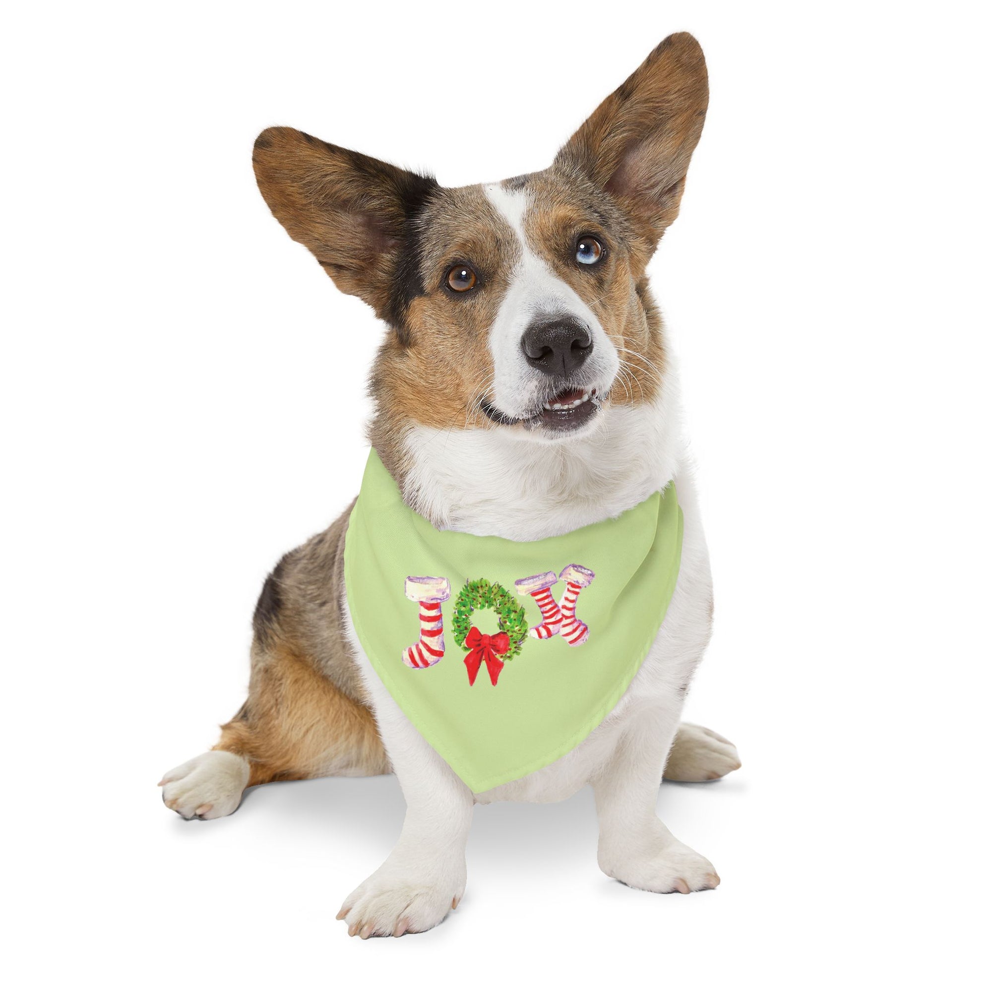 Festive Holiday Pet Bandana, Christmas Dog Accessory, Cute Pet Collar Scarf, Cheerful Pet Gift, Seasonal Dog Apparel