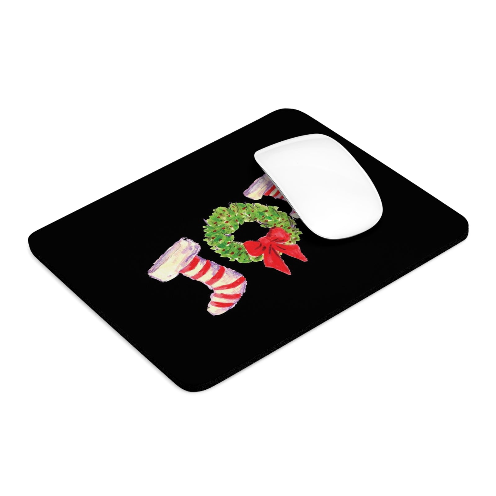 Christmas Office Mouse Pad | Mouse Pad for Work | Tech Holiday Gift | Computer Christmas Present