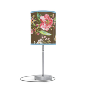 Bedside Table Lamp on a Stand | Floral Table Lamp | Watercolor Art Table Lamp