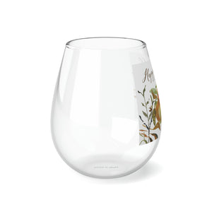 WIne Glass for Fall | Stemless Wine Glass, 11.75oz z|