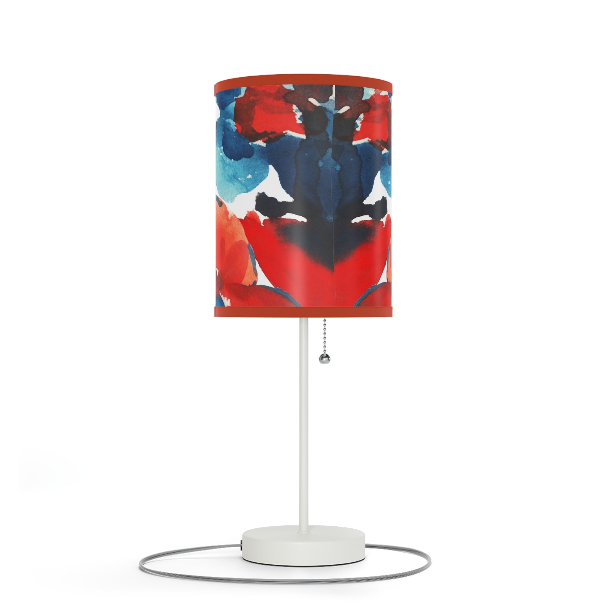 Patriotic Lamp | Red White Blue Desk Lamp | Lamp for Decor Accent